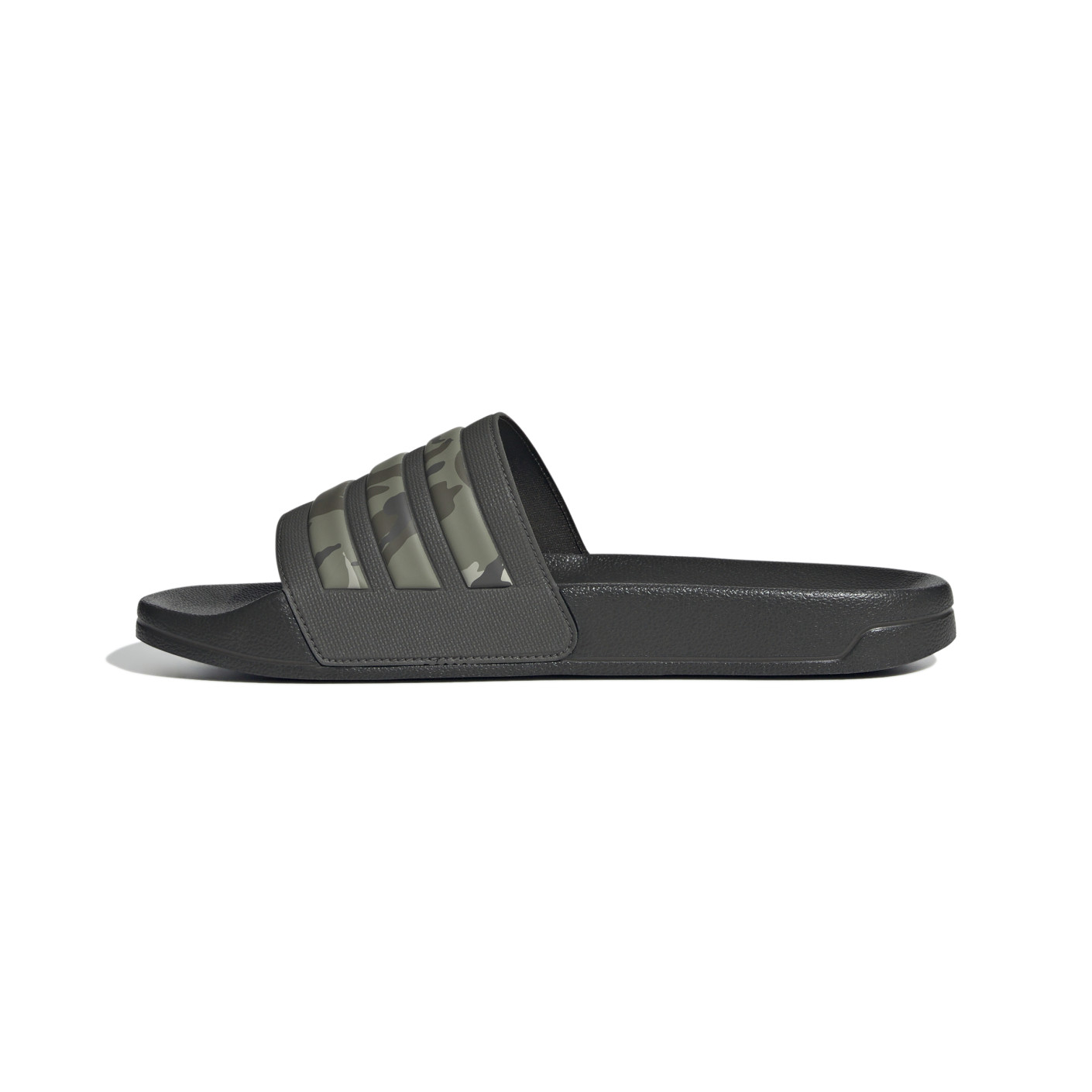 Adidas Adilette Shower Slippers Camo Zwart Legergroen
