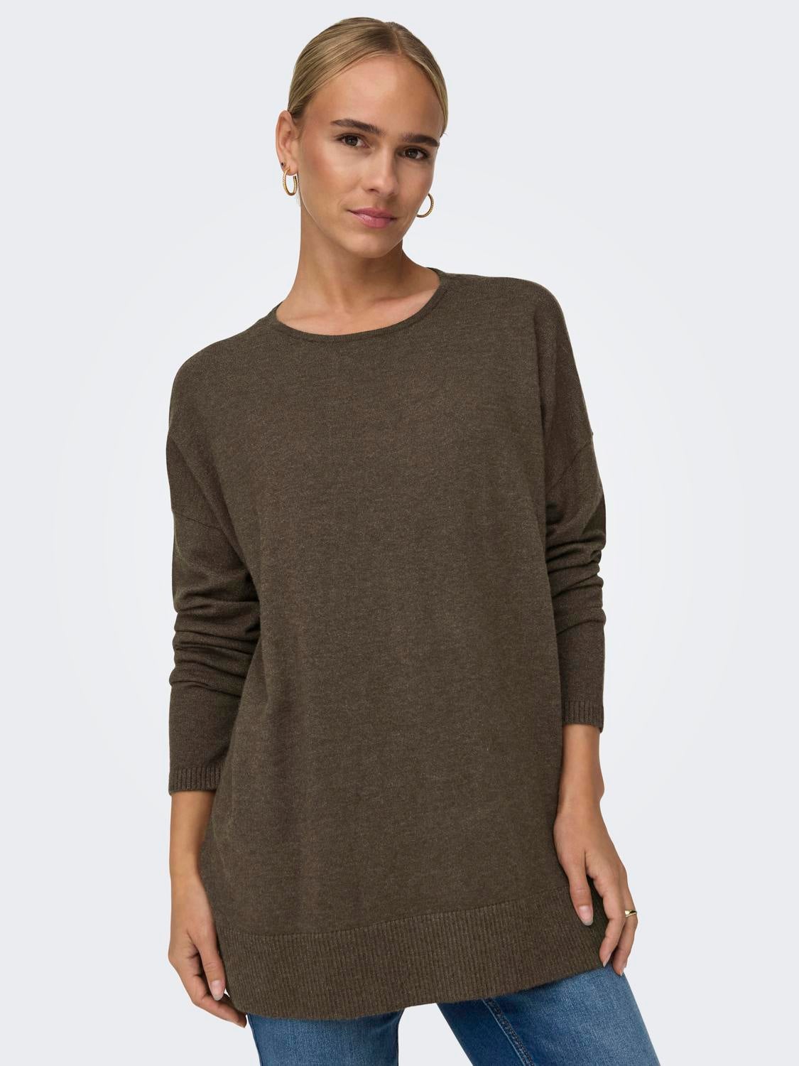 ONLIBI Strickpullover Chestnut