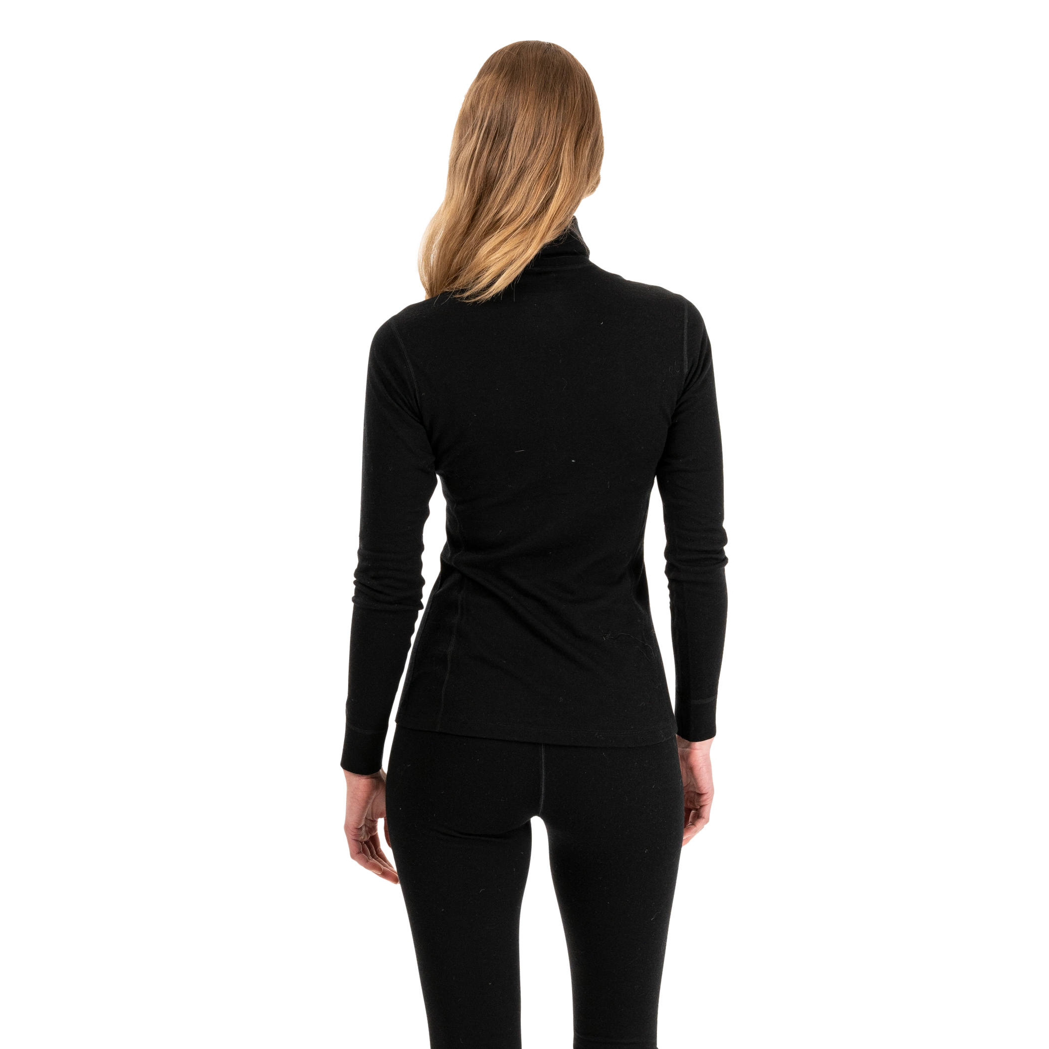 Inner:Dual Merino Half Zip Women Black