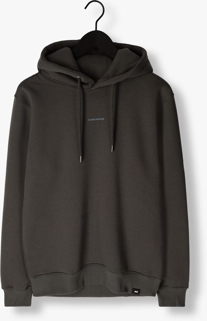 PUREWHITE antraciet purewhite sweater seasonal logo hoodie