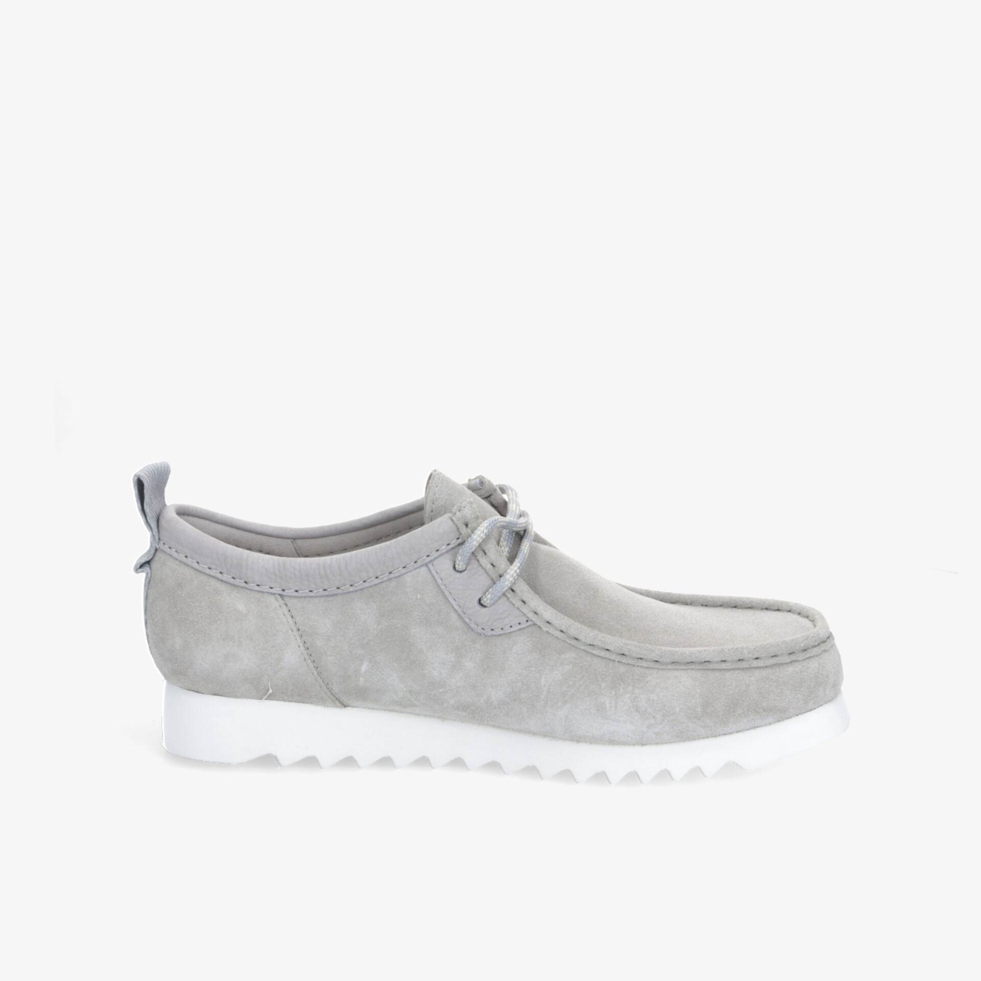 Clarks Wallabee Herren Schnürer grau