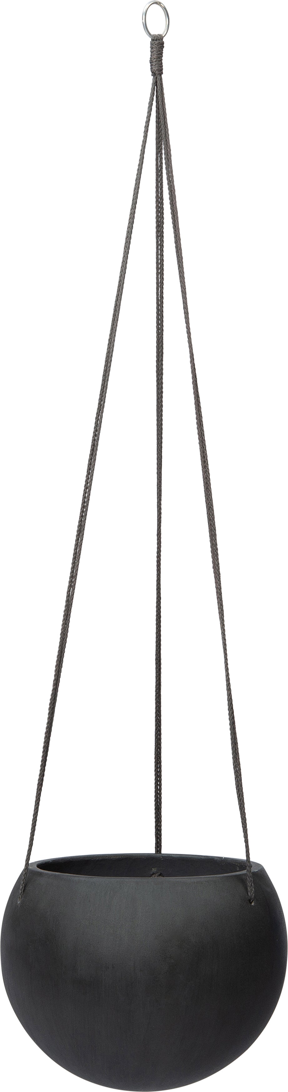 Intratuin hangpot Jula antraciet D 30 H 23,5 cm