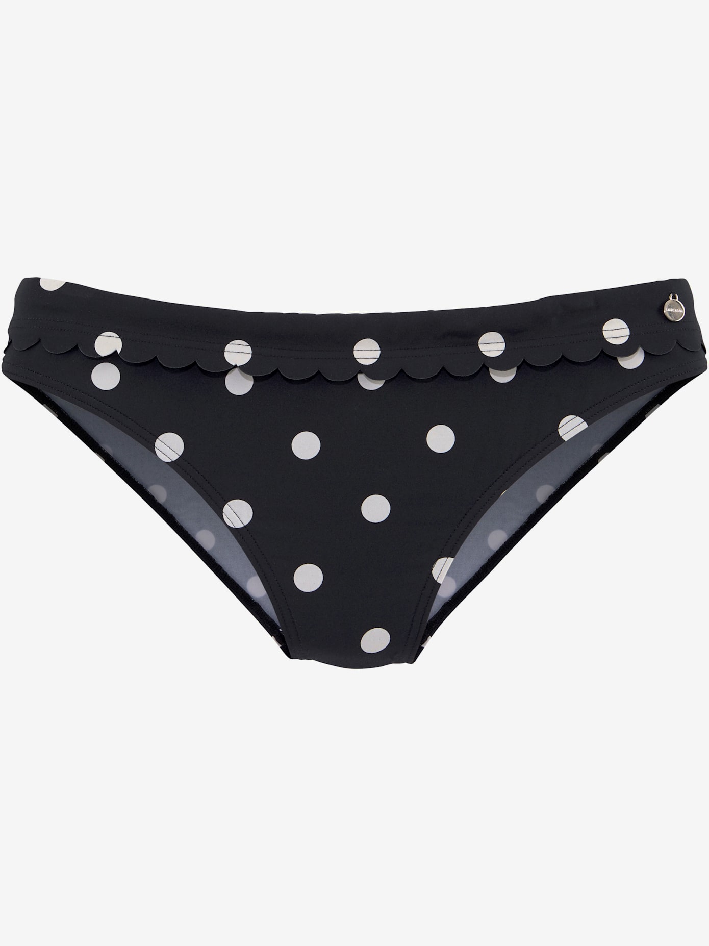 Bas de maillot de bain design tendance avec bordure cocotte