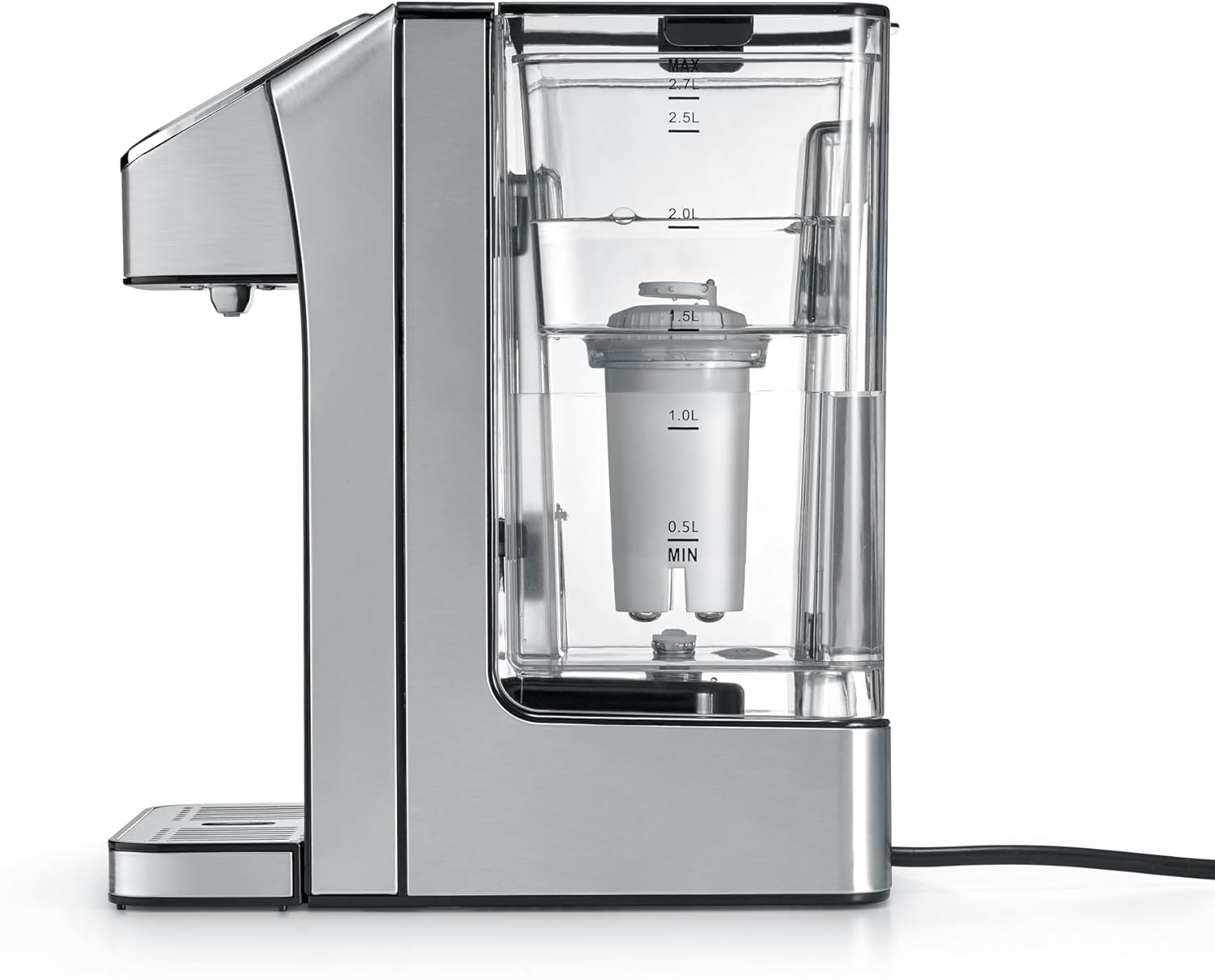CASO HW 770 Advanced - Heißwasserspender, heißes Wasser in Sekunden, 13 Temperaturstufen (40-100°C), Memory-Funktion, spart bis zu 50% Energie gegenüber Wasserkochern, inkl. Wasserfilter