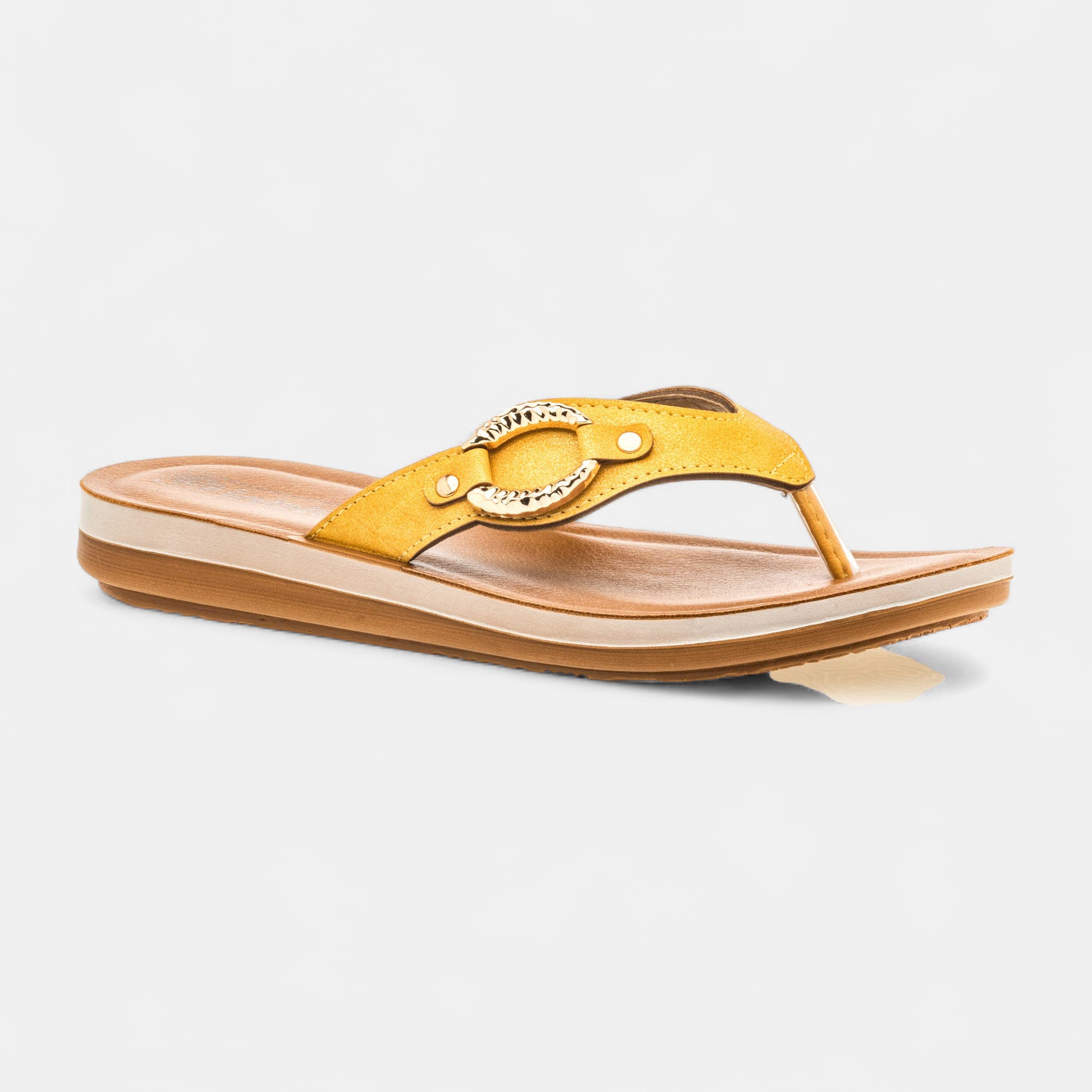 Entre-doigts Femme jaune