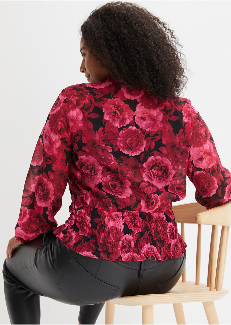 Blouse en chiffon