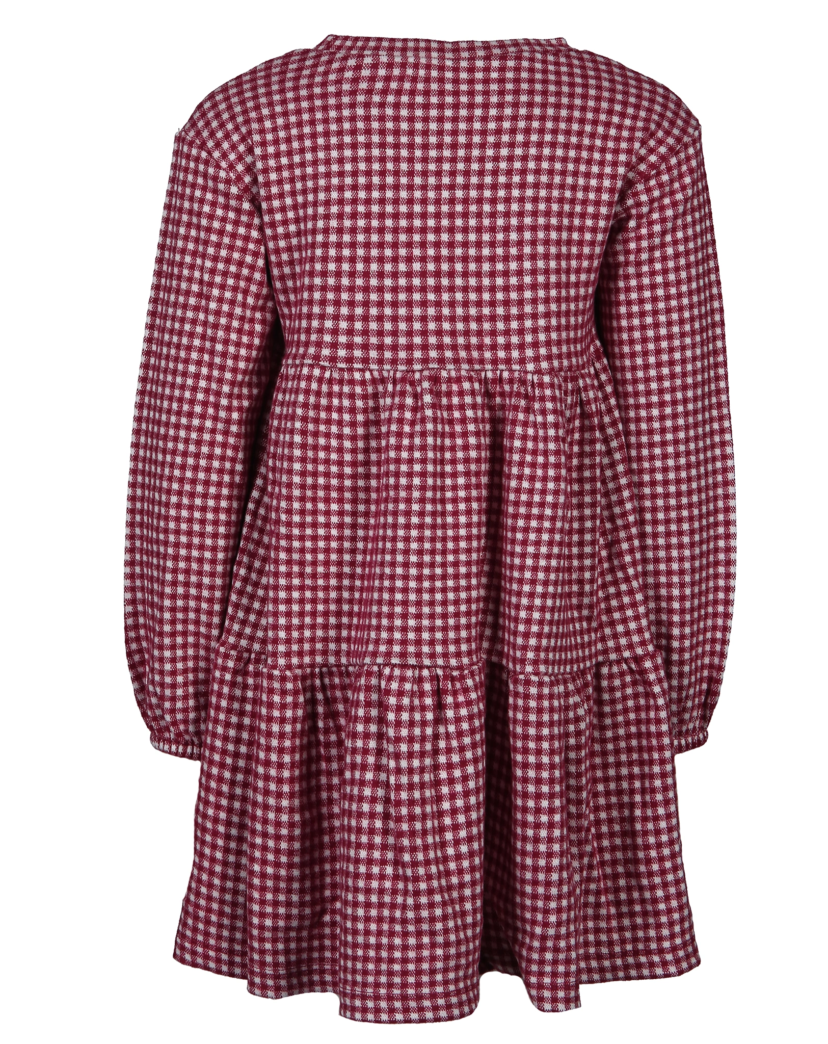 Langarmkleid VICHY in johannisbeere
