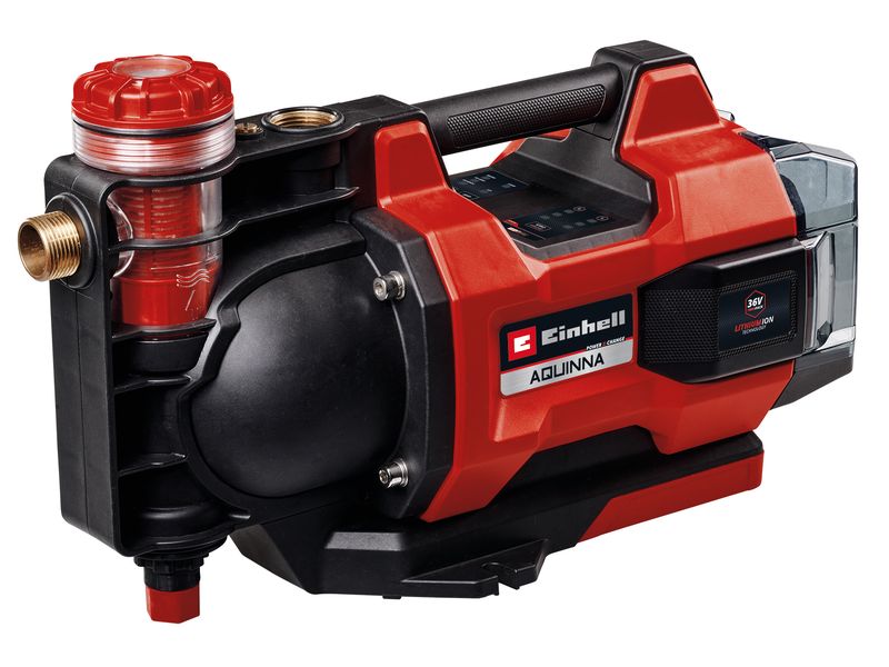 Einhell Akku-Gartenpumpe AQUINNA 36/38 F LED AUTOMATIC Leistungsstarker Helfer für Haus und Garten
