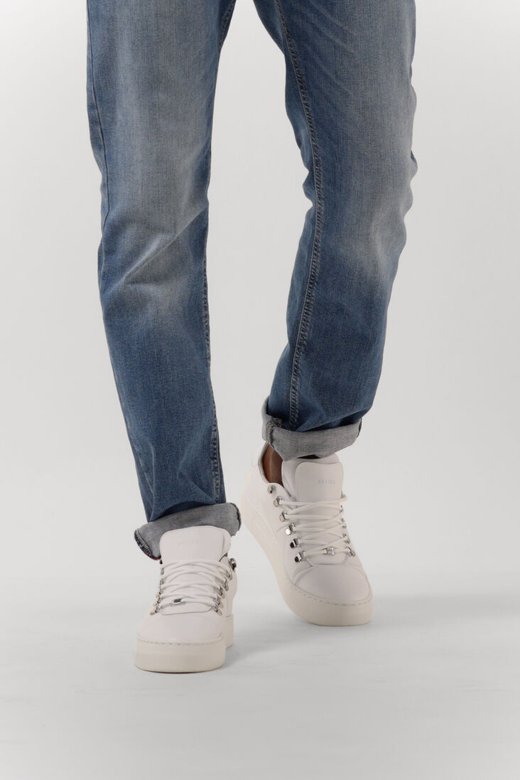 witte nubikk lage sneakers jagger classic