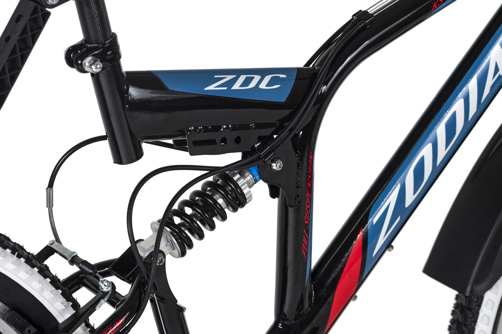KS Cycling Mountainbike FULLY 26 ZODIAC - schwarz-rot - 48 cm Rahmenhöhe