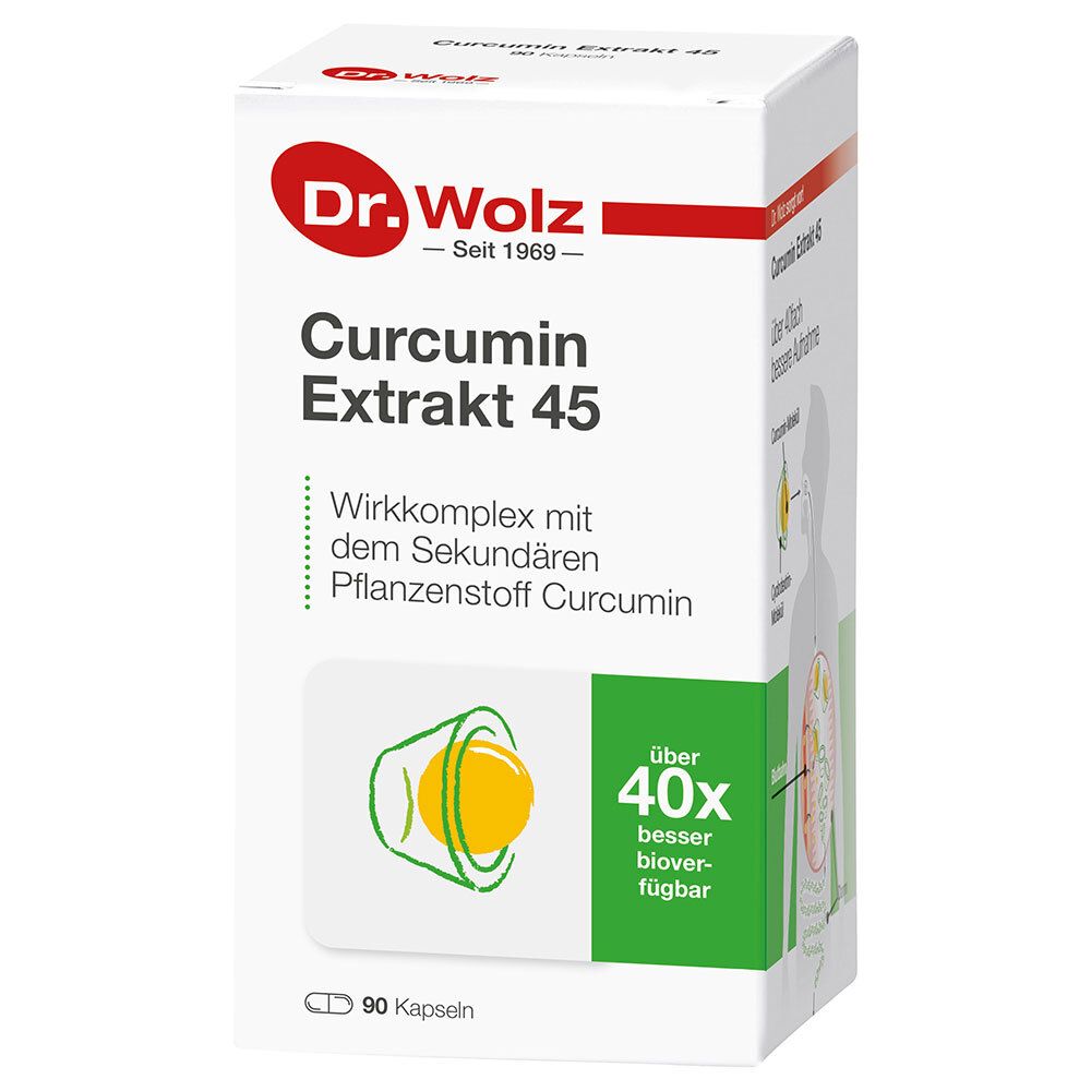 Curcumin Extrakt 45 Kapseln