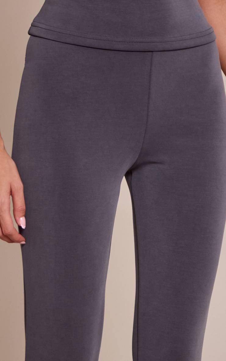 Charbon Pantalon Évasé Skinny Toucher Doux Premium