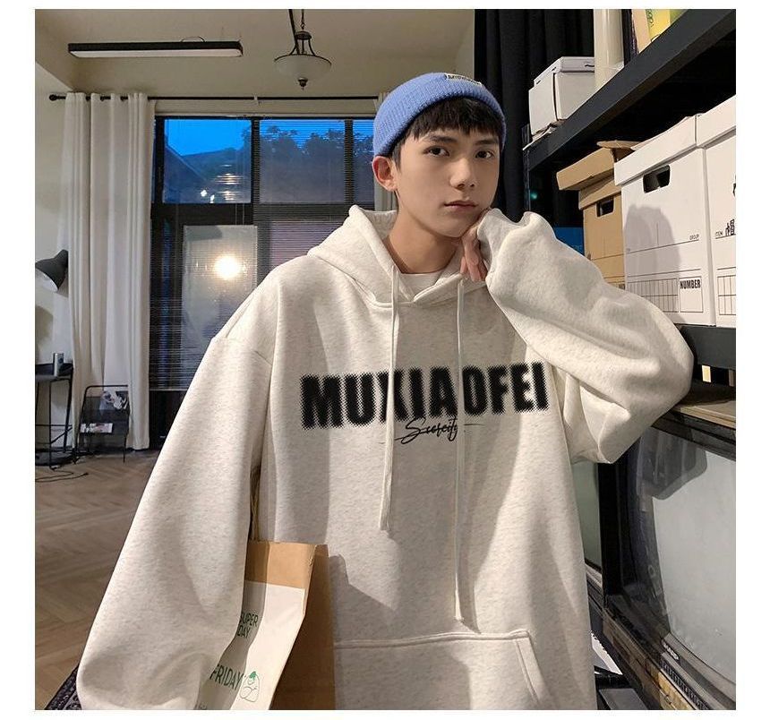 POSI - Oversized hoodie met beletteringprint