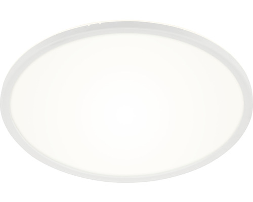 LED plafondlamp, dimbaar, CCT 22W, 3000 lm, 2700-6500 K, Ø 42 mm, slank, wit + afstandsbediening + achtergrondverlichting