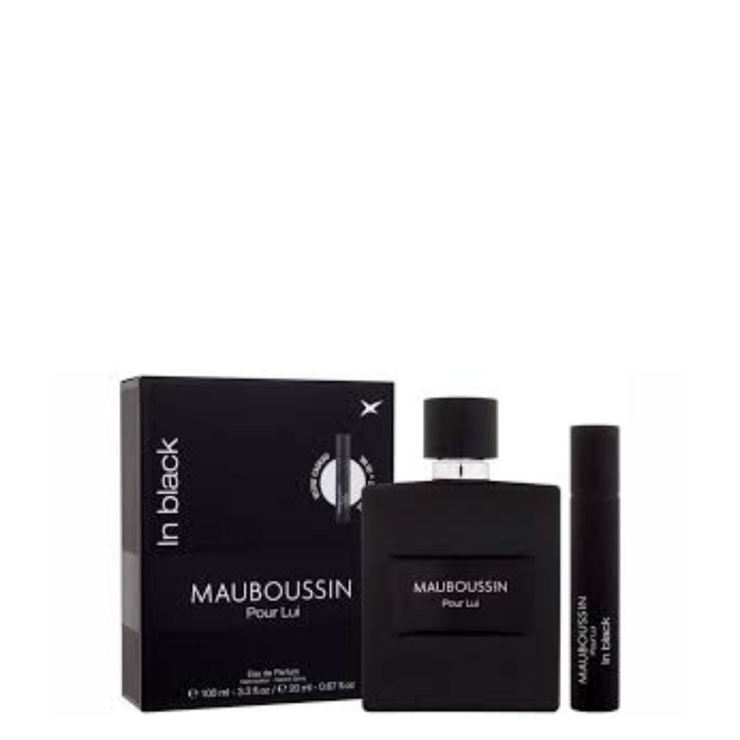 MAUBOUSSIN POUR LUI Travel Edition (Pour Lui in Black Edp 100 ml + 20 ml Spray) - 100ml
