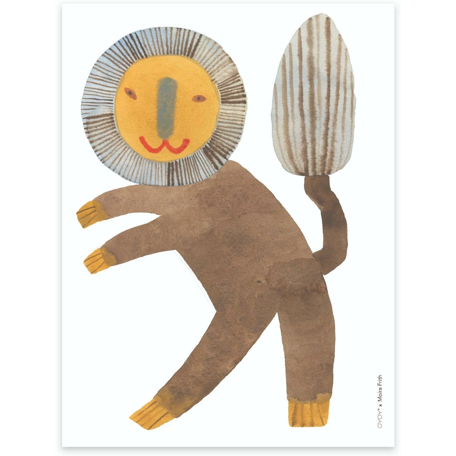 OYOY Poster Standing Lion - Poster multi