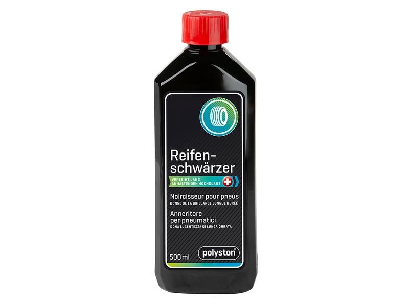 Polyston Reifenschwärzer, 500 ml Verleiht Reifen einen lang anhaltenden Hochglanz