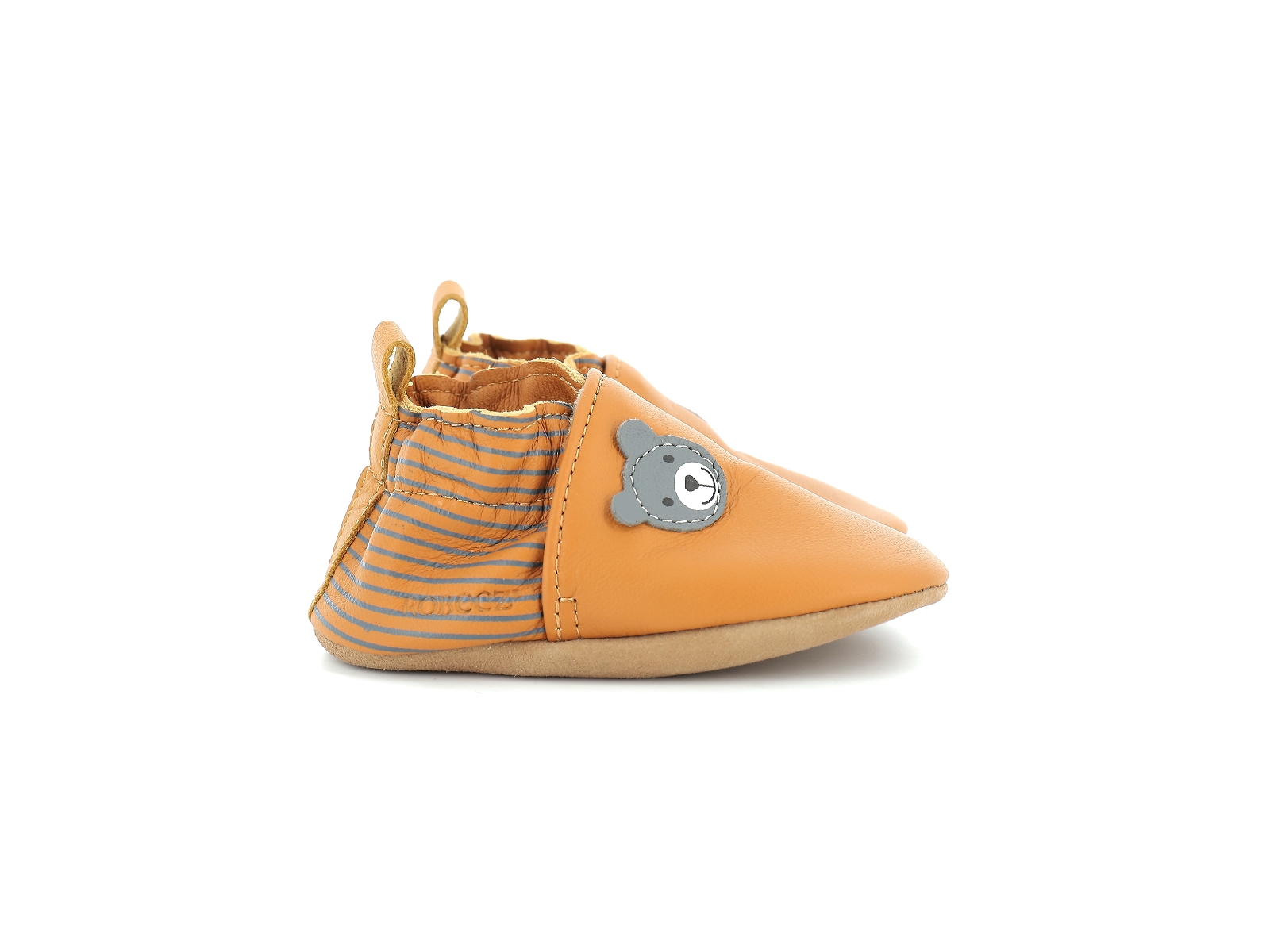 Robeez-DOUBEAR Cuir Camel
