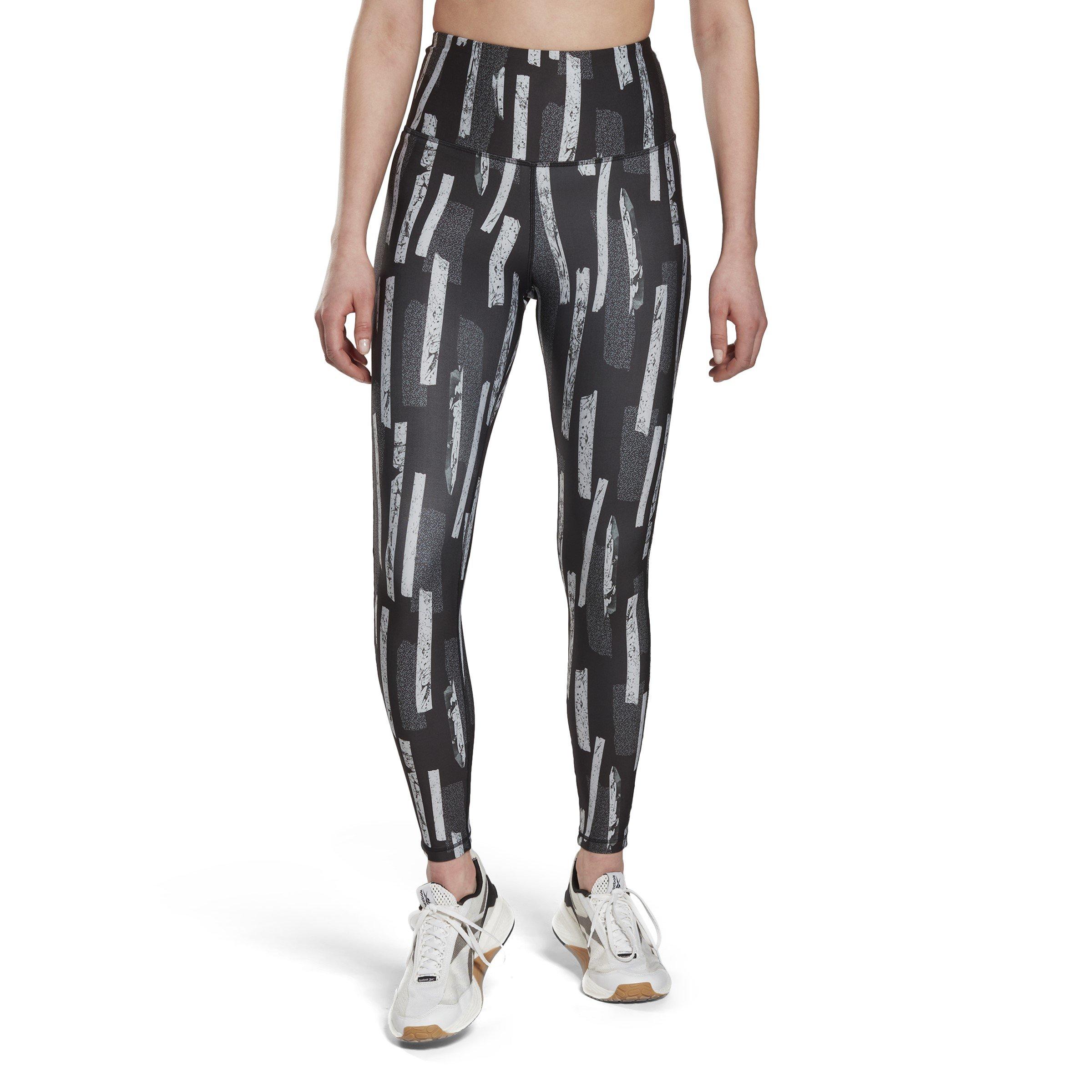 Reebok Myt Allover Print Leggings Womens Gym Legging