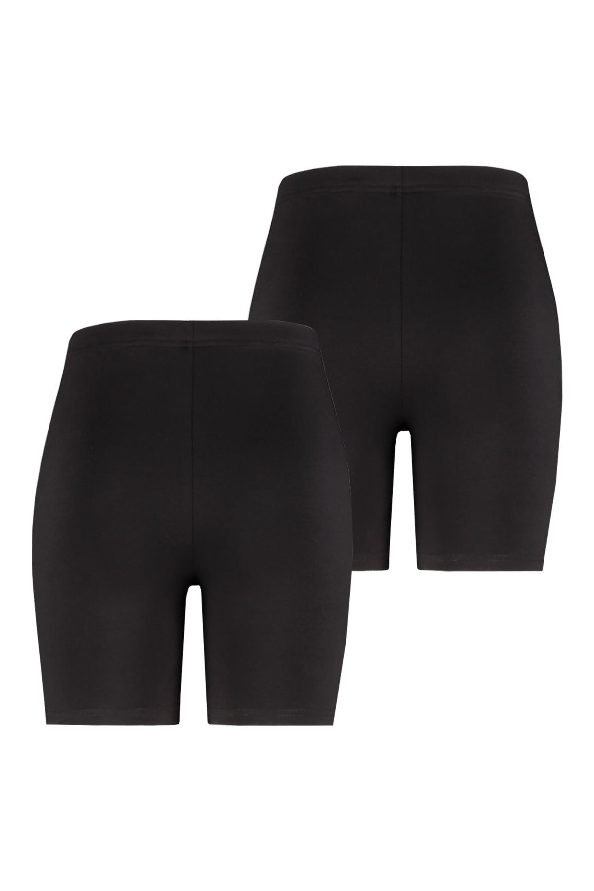 2-pack fietsshorts Zwart