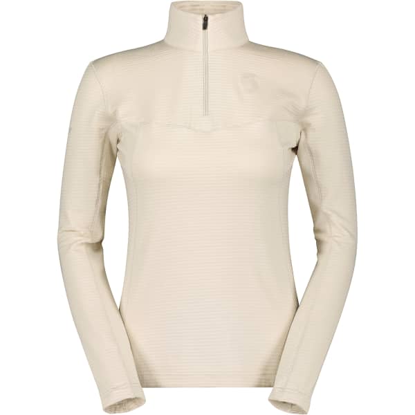 Sweat polaire ski rando SCOTT PULLOVER W'S DEFINED LIGHT DUST WHITE