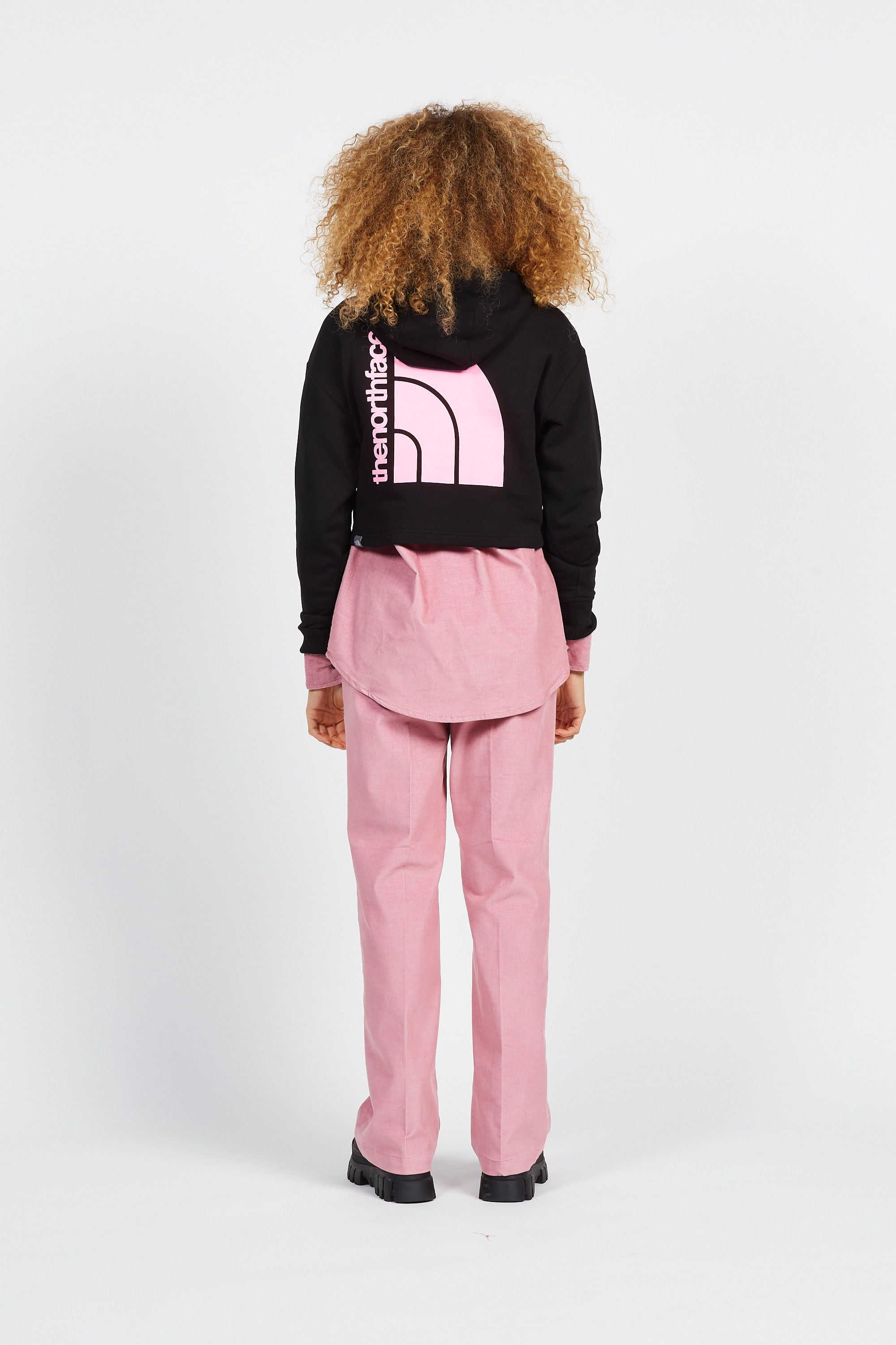 THE NORTH FACE Hoodie COORDINATES CROP Noir