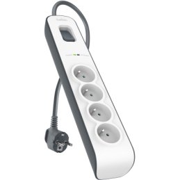 Belkin BSV400ca2M Noir, Blanc 4 sortie(s) CA 2 m