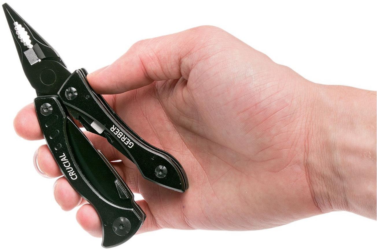 Gerber Crucial multitool zwart in blister. 31-001518
