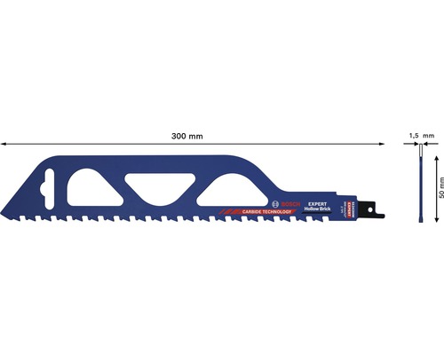 Bosch Professional S 1243 HM reciprozaagblad