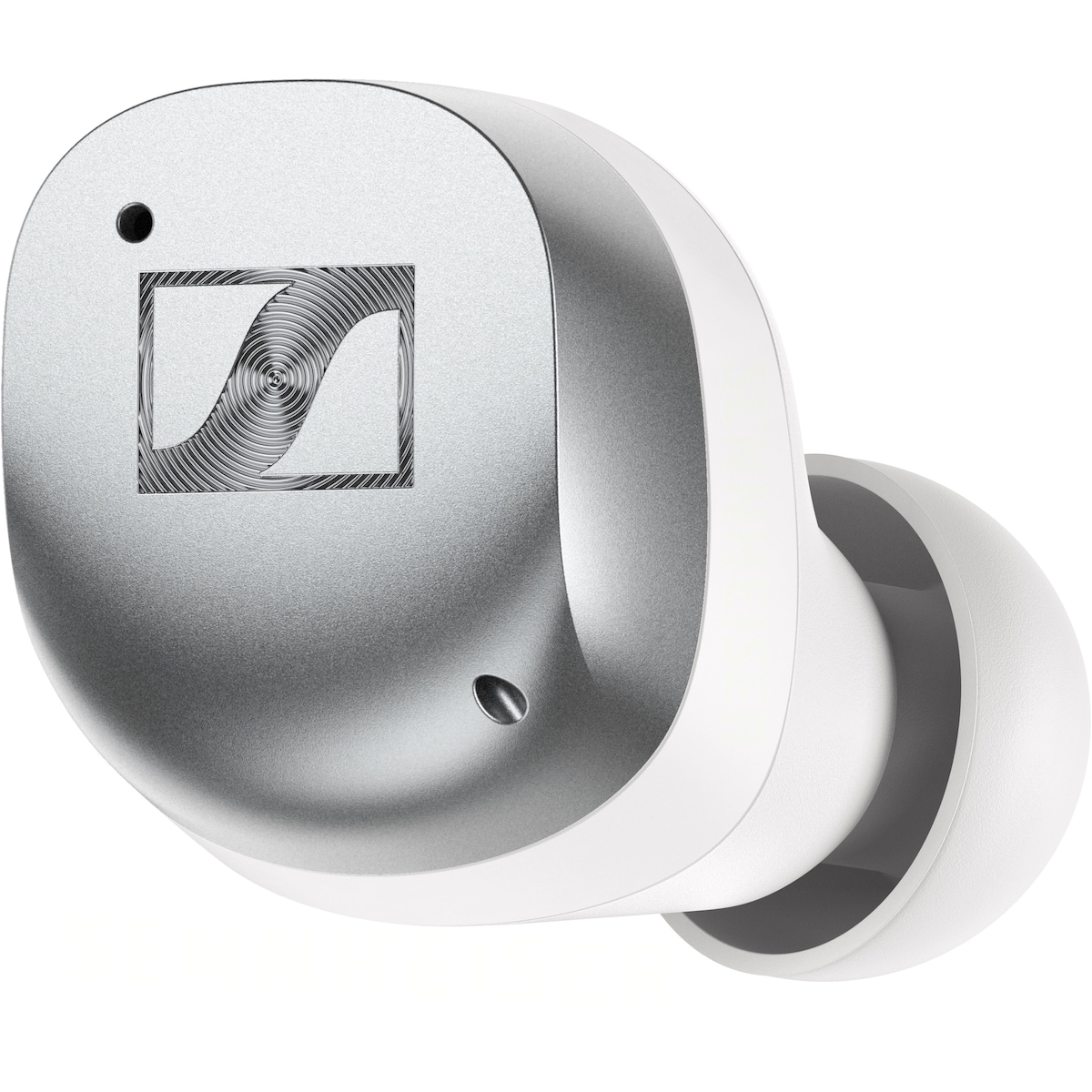 Sennheiser Momentum 4 helt trådløse in-ear hodetelefoner (hvit sølv)