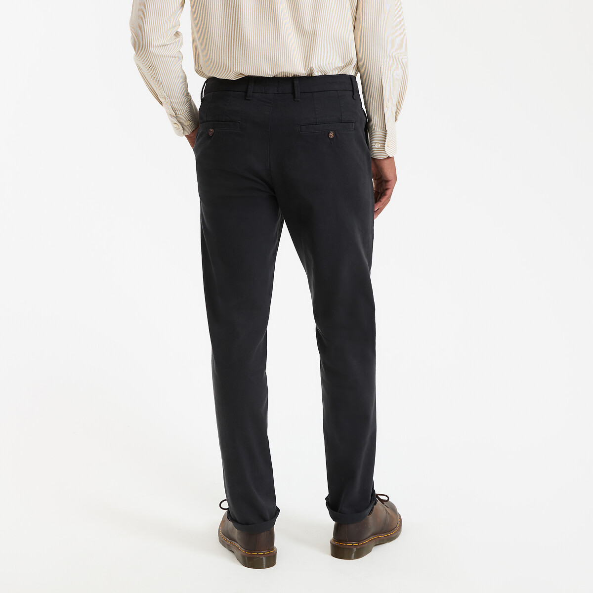 COLEÇÕES LA REDOUTE<br>Cuecas chino regulares, Assinatura FRANÇOIS