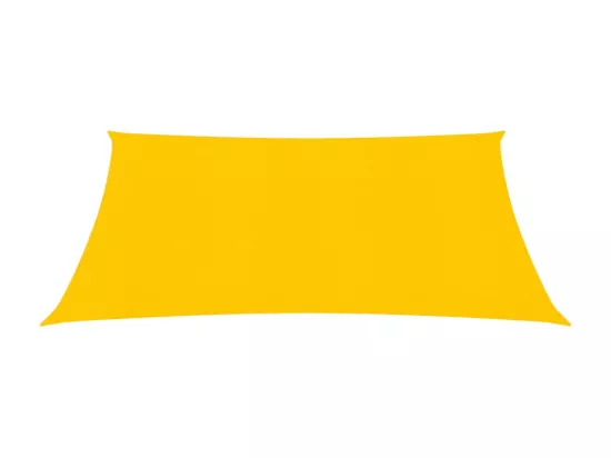 Voile d'ombrage 160 g-m² Jaune 3,6x3,6 m PEHD