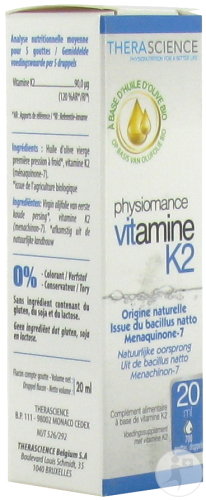 Therascience Physiomance Vitamine K2 Flacon 20ml PHY291