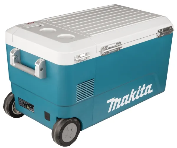 Makita CW002GZ01, Blå, Hvid, LED, 2 hjul, Sort, 50 L, -18 - 60 °C