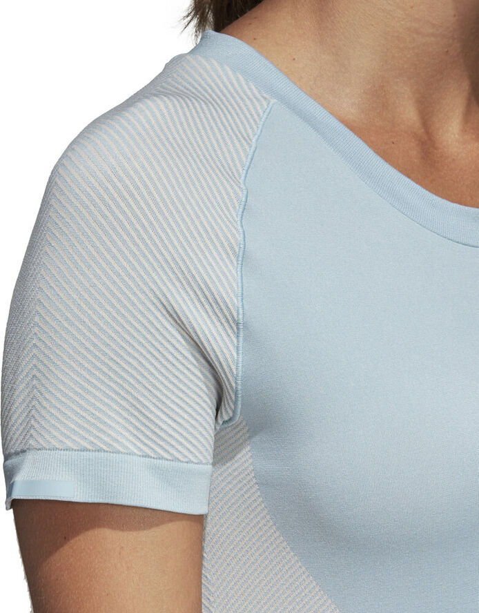 adidas Primeknit Cru Tee Blå