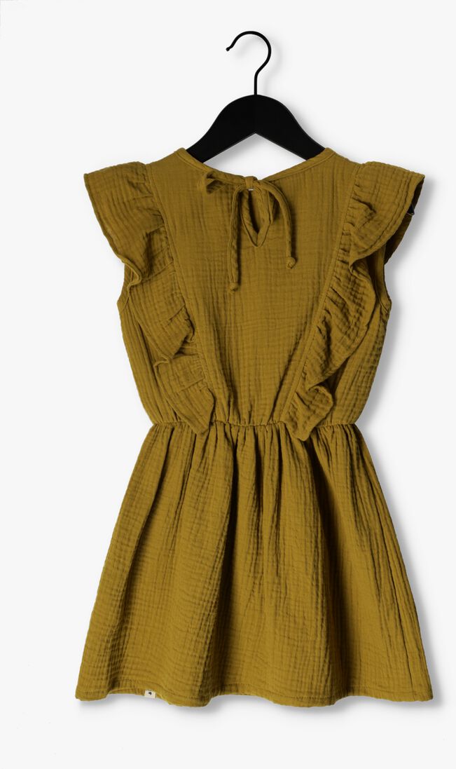 ALWERO olijf alwero mini jurk ruffles