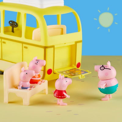 Peppa Gris Peppas Campingbil Lekesett