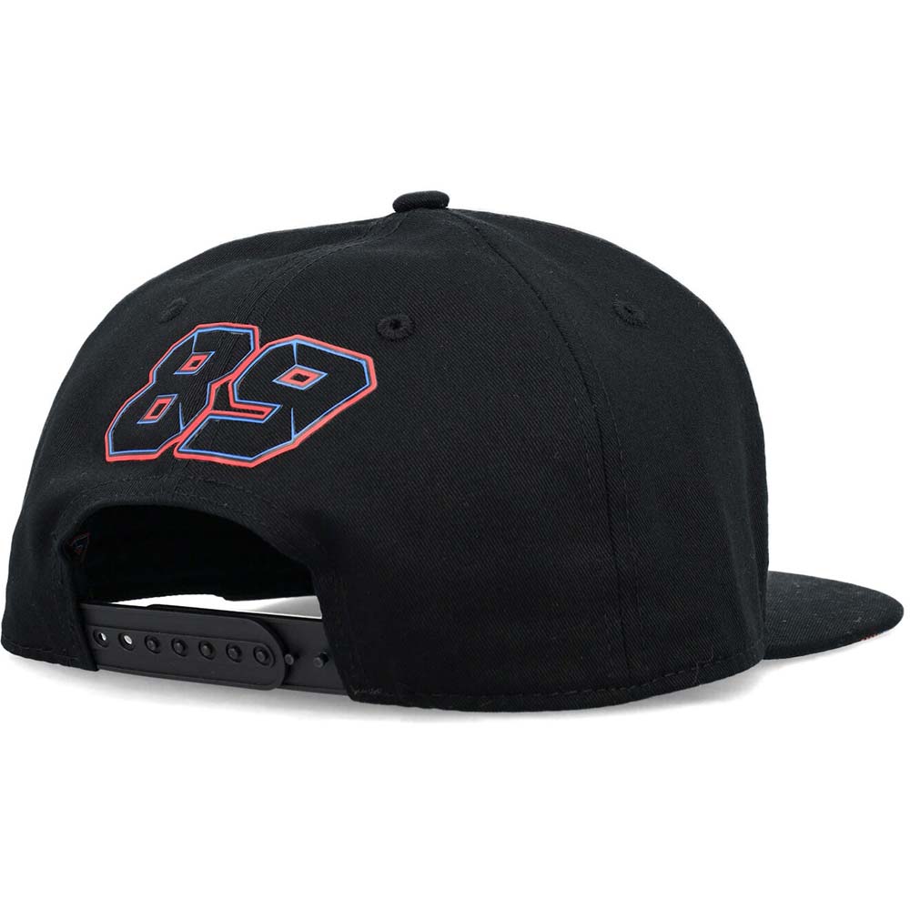 jorge martin - Casquette flat Martinator Noir / Rouge
