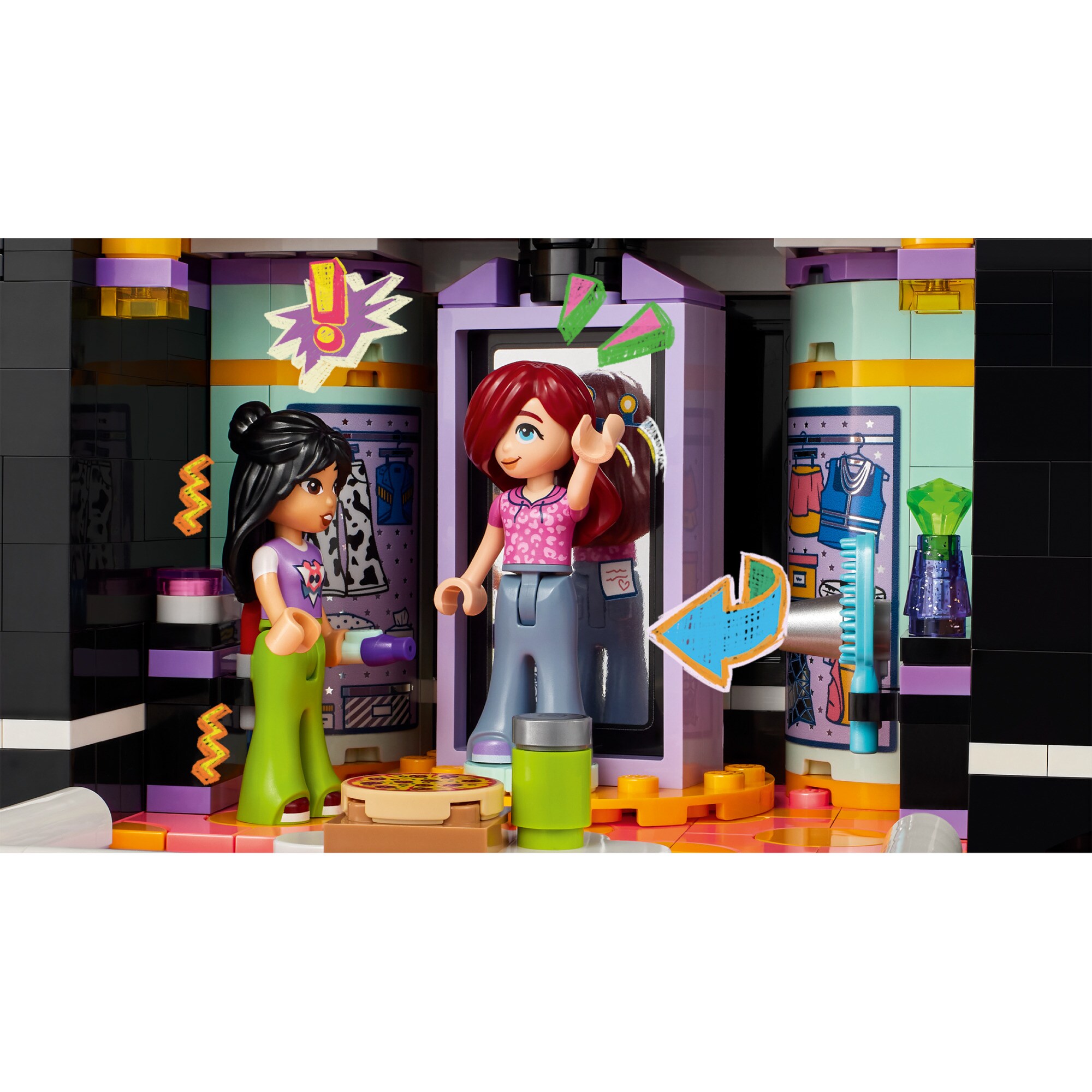 LEGO Konstruktionsspielzeug Friends Popstar-Tourbus