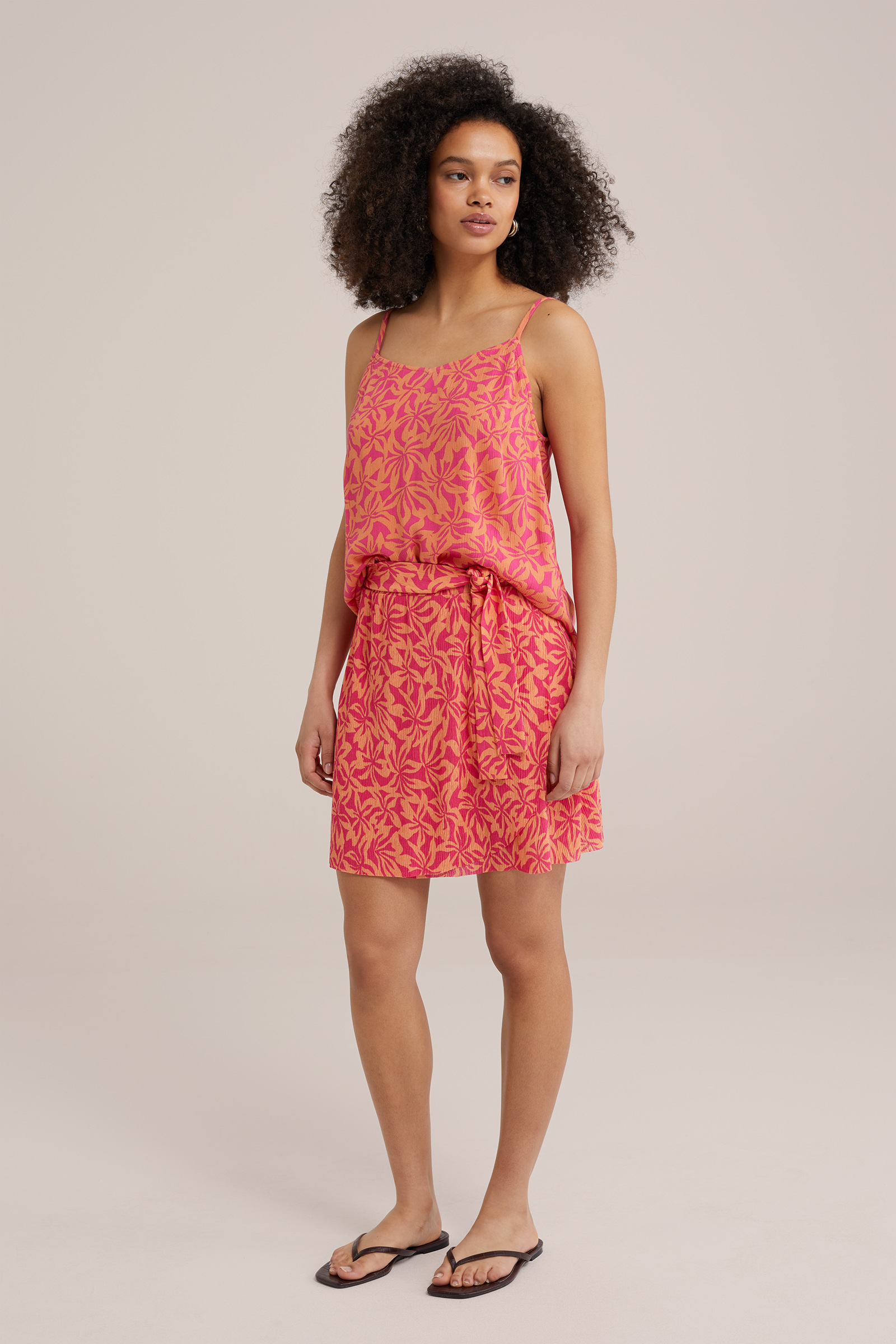 skort met dessin WE Fashion Oranje