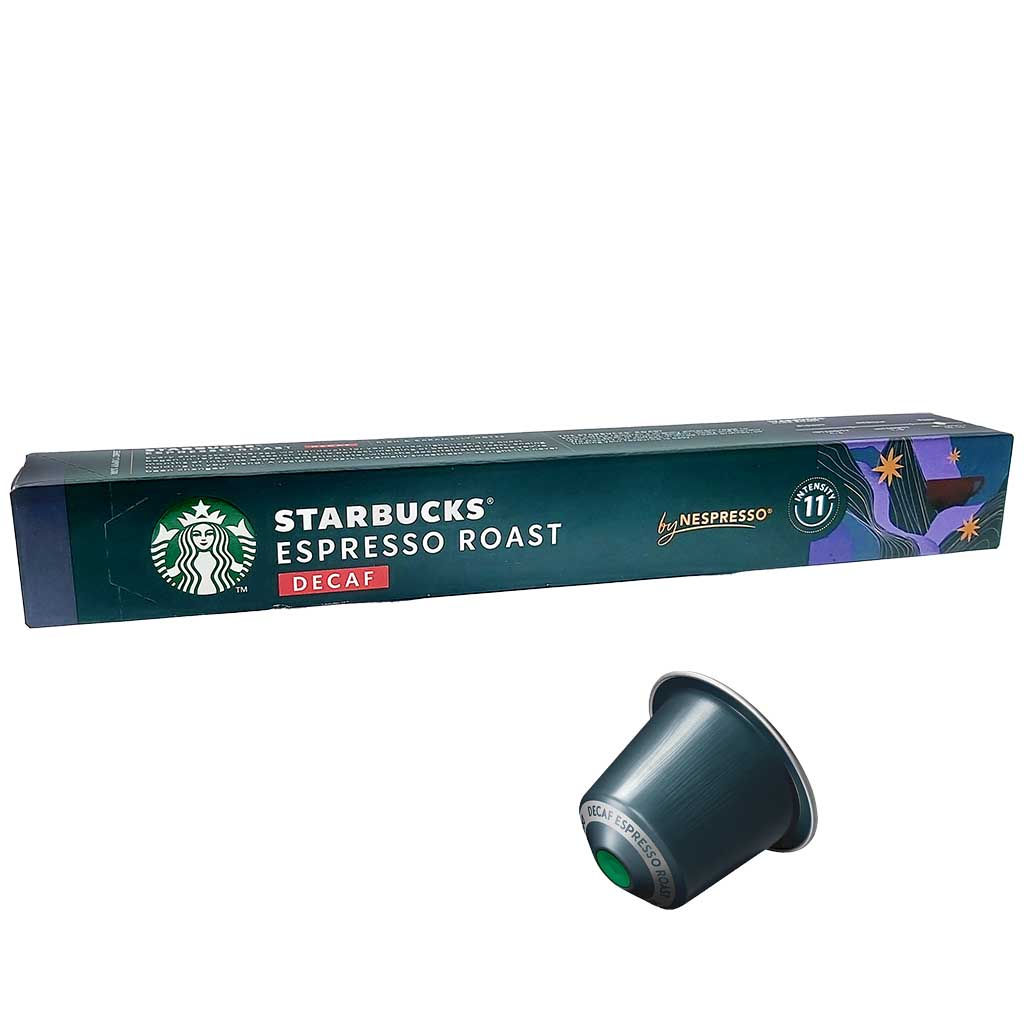 Starbucks NESPRESSO Decaf Espresso Roast 10Tassen 57g MHD:28.12.25