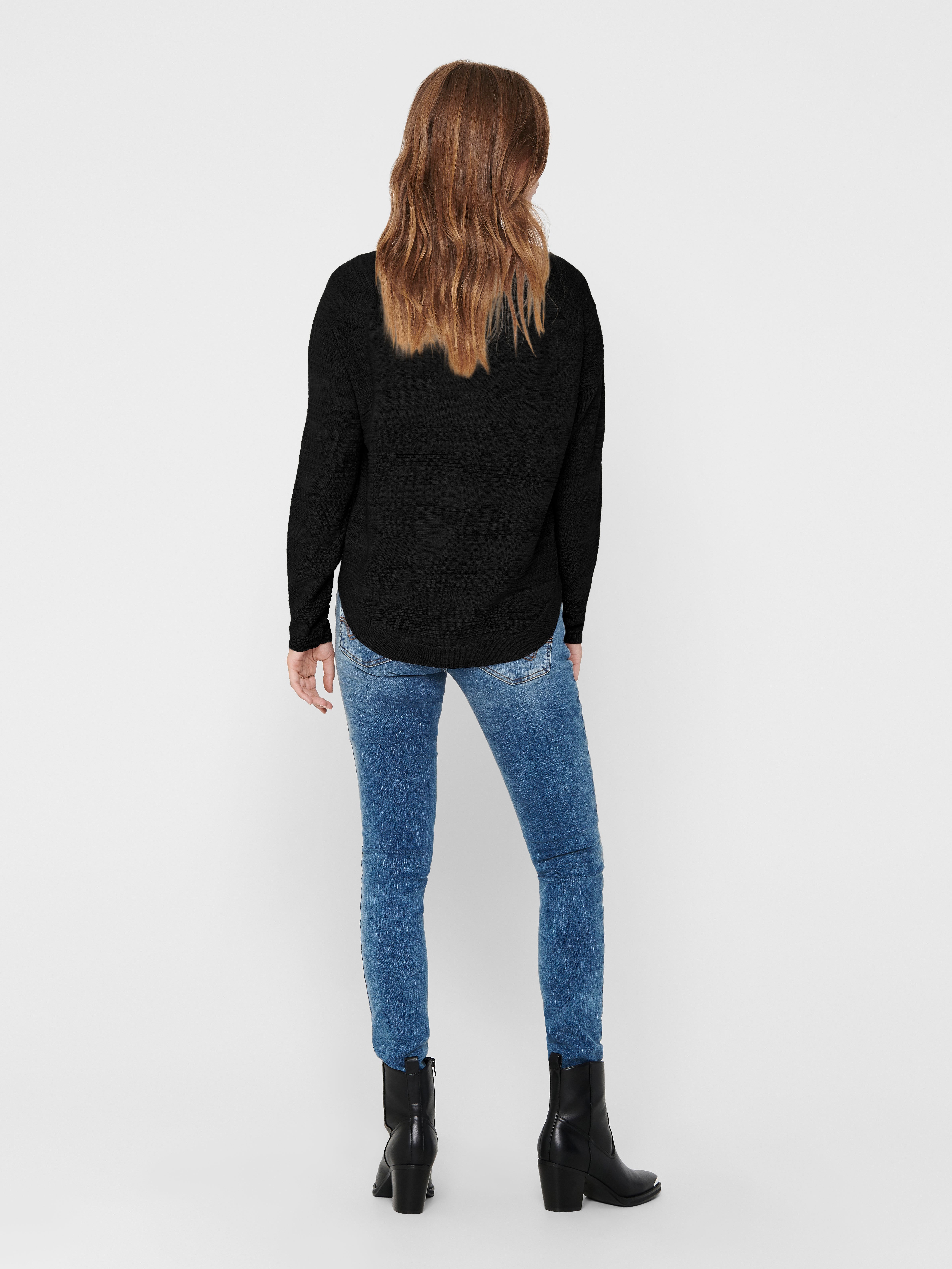 ONLCAVIAR Strickpullover Black