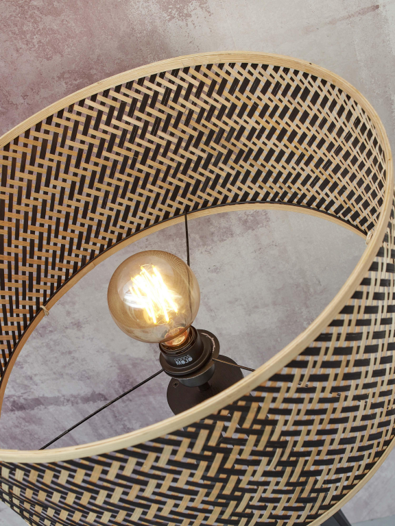 Good&Mojo Java Tripod vloerlamp zwart