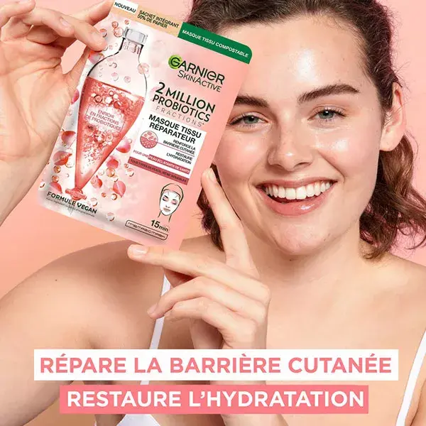 Máscara Facial Reparadora Garnier Skin Active com 2 milhões de probióticos 22g
