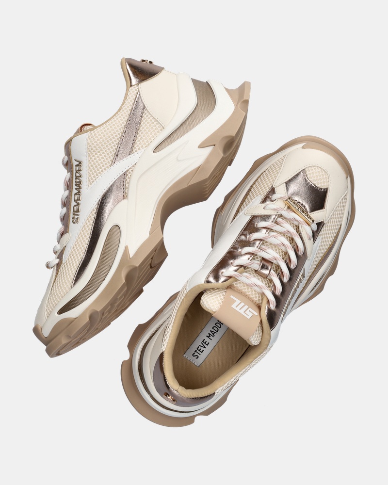 Steve Madden Zoomz Dad Sneakers  - beige