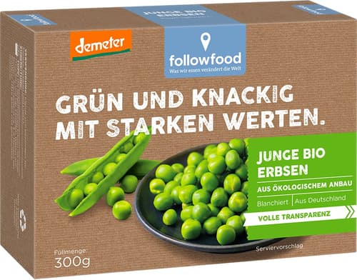 followfood BIO Junge Erbsen