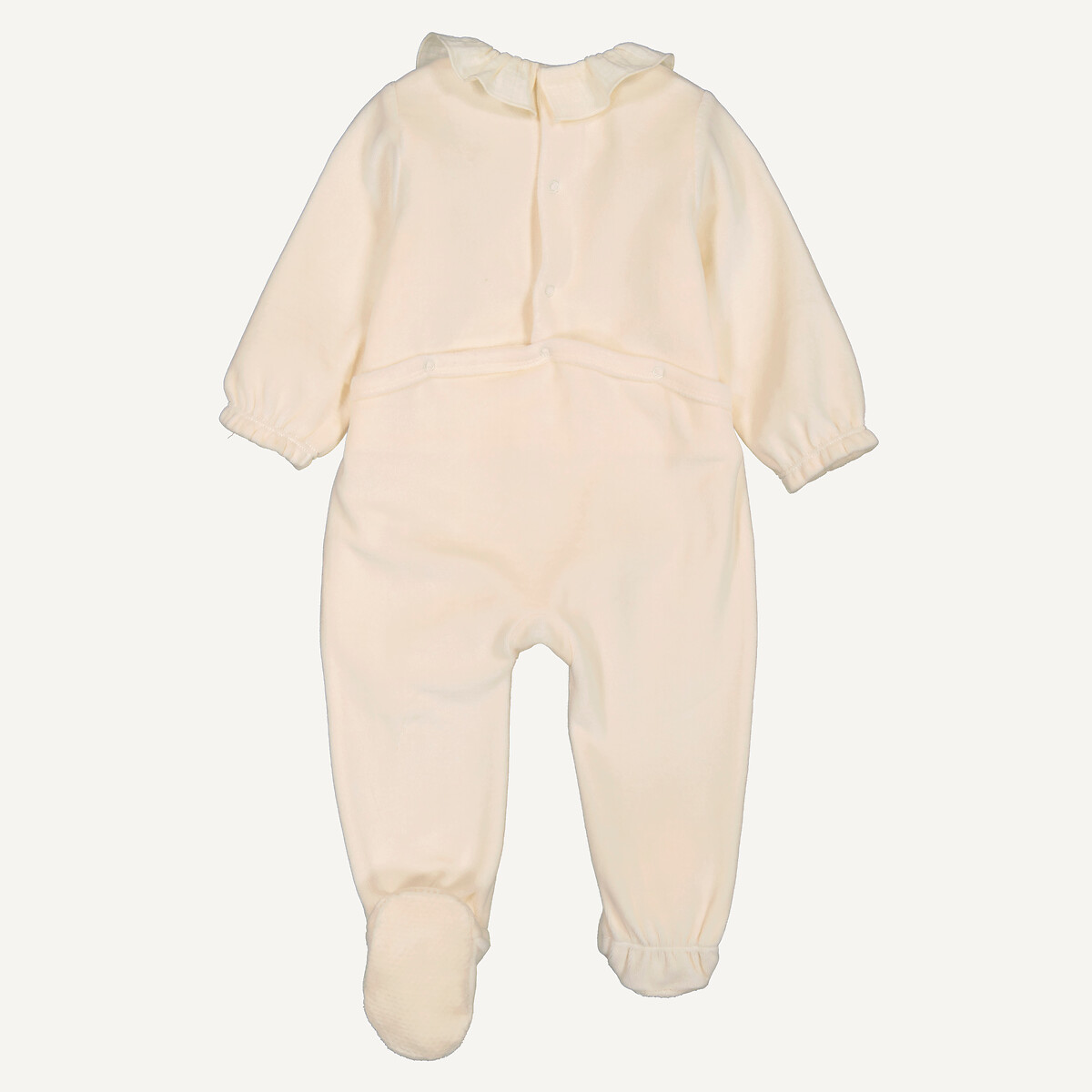 COLEÇÕES LA REDOUTE<br>Pijama de veludo de 1 peça