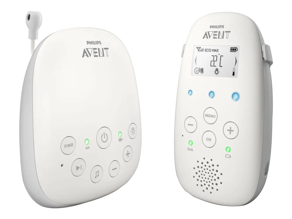 Philips Avent DECT baby monitor SCD713 - Baby overvågningssystem - DECT
