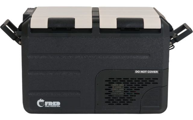 Eurom Double Fred Kompressor Kühlbox Dual Zone mit Tiefkühlfunktion 12/24/230V 38 Liter