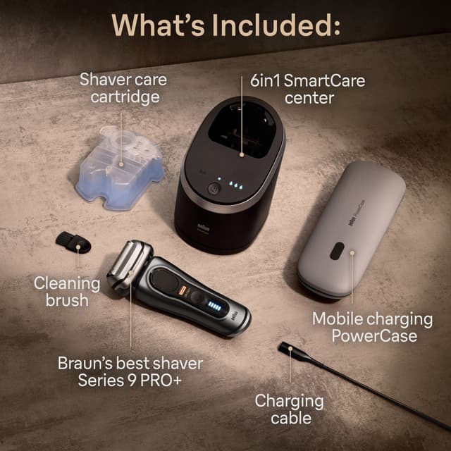 Braun Series 9 PRO+ barbermaskine 9575cc (graphite)